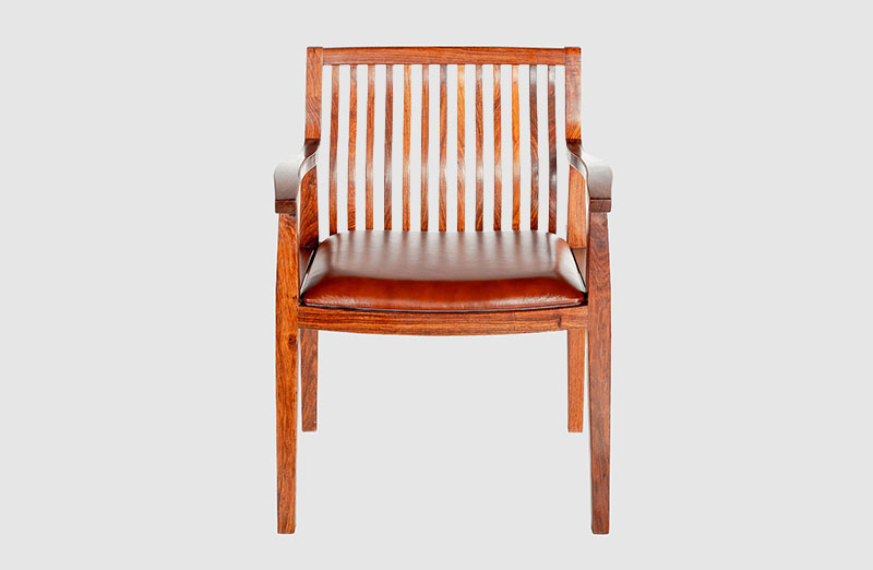 钦州中式实木大方椅家具效果图